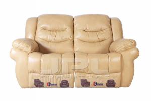  8001 Кожаный диван с механизмом- реклайнер двухместный, цвет 86#