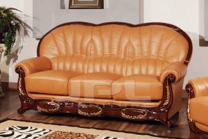 Кожаный диван А-103 трехместный