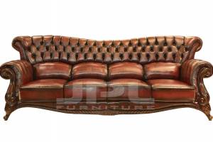 Кожаный диван DCS 9004 четырехместный