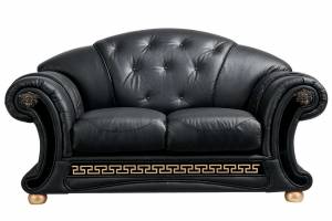 Кожаный диван Versace двухместный, цвет 19