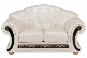 Кожаный диван Versace двухместный, цвет 31#