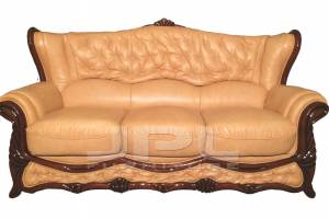 Кожаный диван Victoria трехместный, цвет 39#